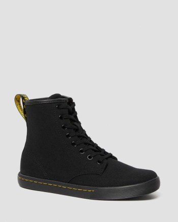 Dr Martens Sheridan Canvas Lifestyle Topanky Damske Čierne | 2397-UDLMB